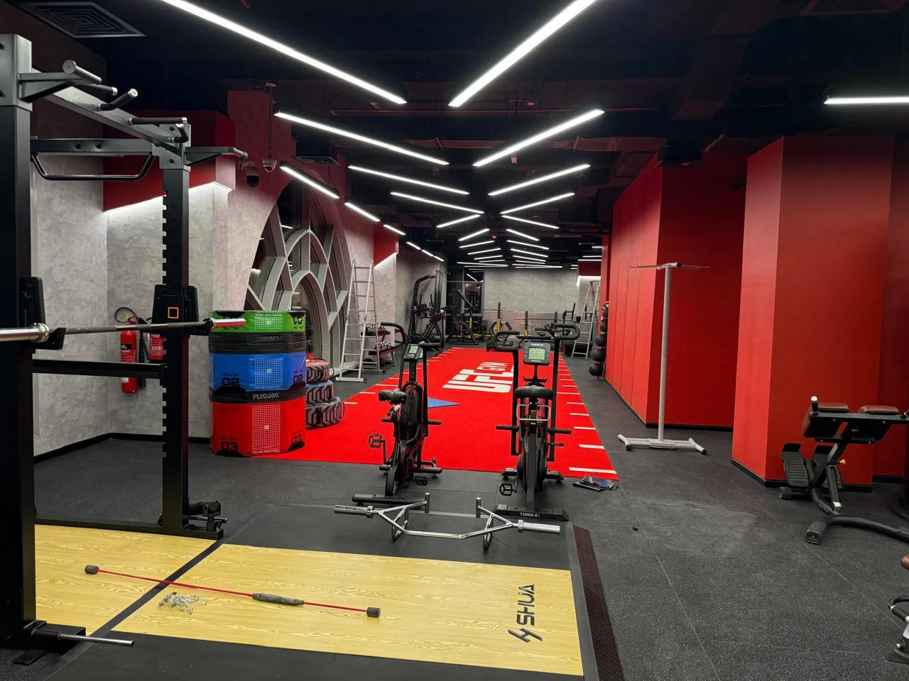 UFC Gym MBZ — Feature Wall & Column Cladding supporting interior image